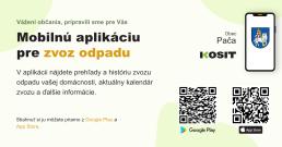 Mobilná aplikácia na&nbsp;zvoz odpadu