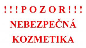 24. Nebezpečné kozmetické výrobky 1